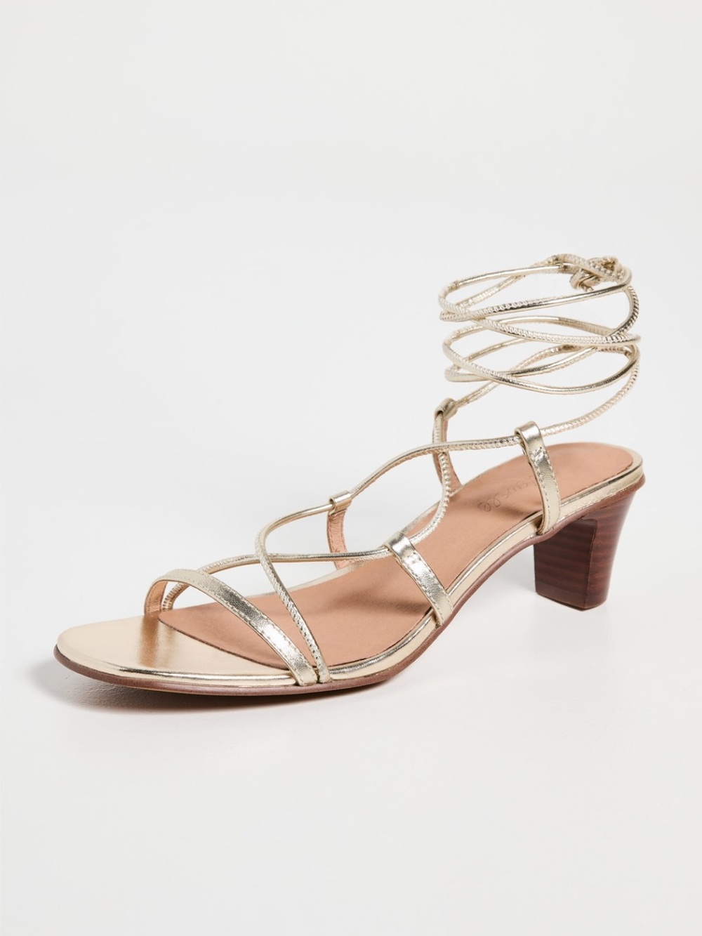 NEW Madewell Jewell Lace Up Kitten Heels Size 8